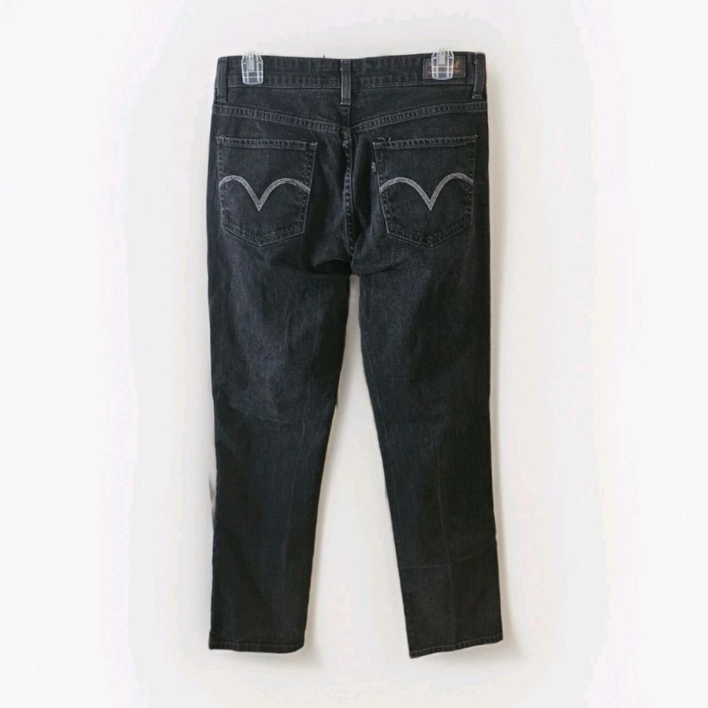 Levi's 511 Women's Slim Fit Skinny Faded Black Jeans Reg Size 10 Black Label